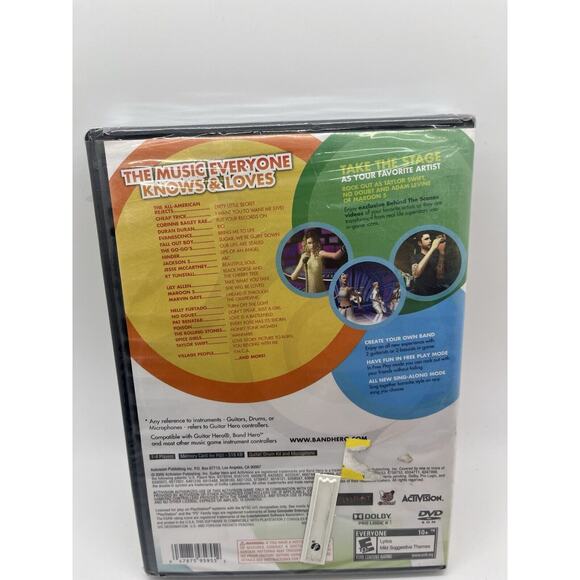 Band Hero (Sony PlayStation 2, 2009). SEALED - Picture 8 of 10